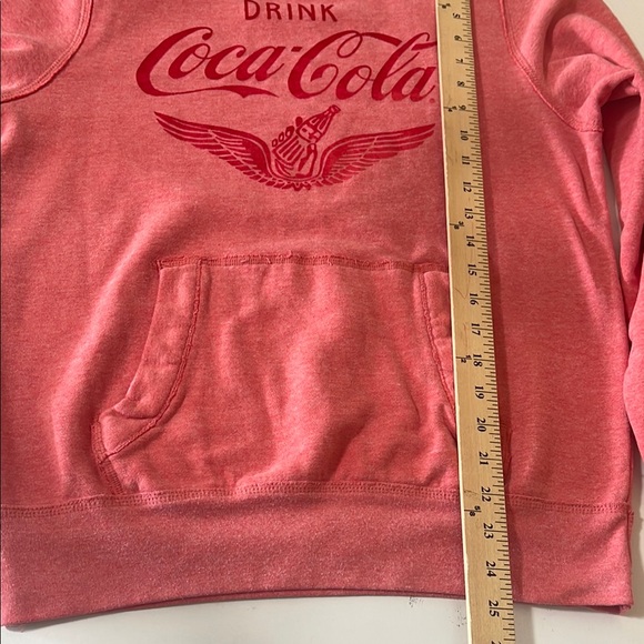 Coca Cola Red Hoodie Sweatshirt - Picture 8 of 9